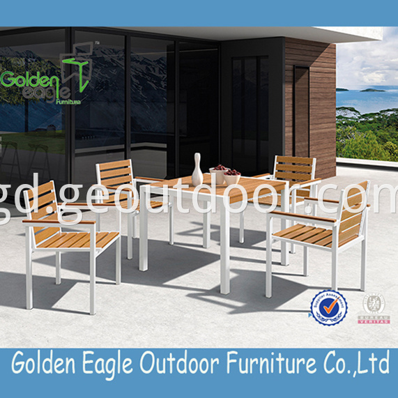 Polywood Aluminium garden dining Furniture